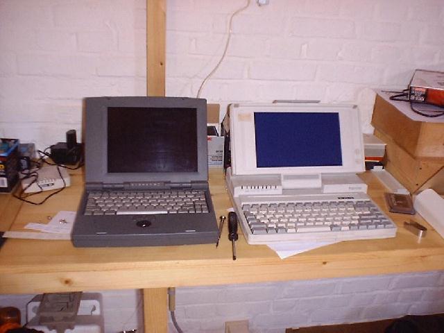 Toshiba and Mita side by side